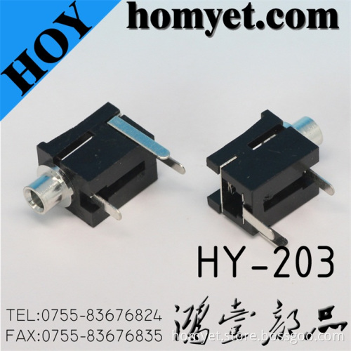 2.5mm DIP Type Phone Jack with 3 Pin